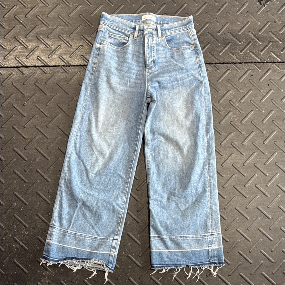 LOFT Light Blue Flare Jeans